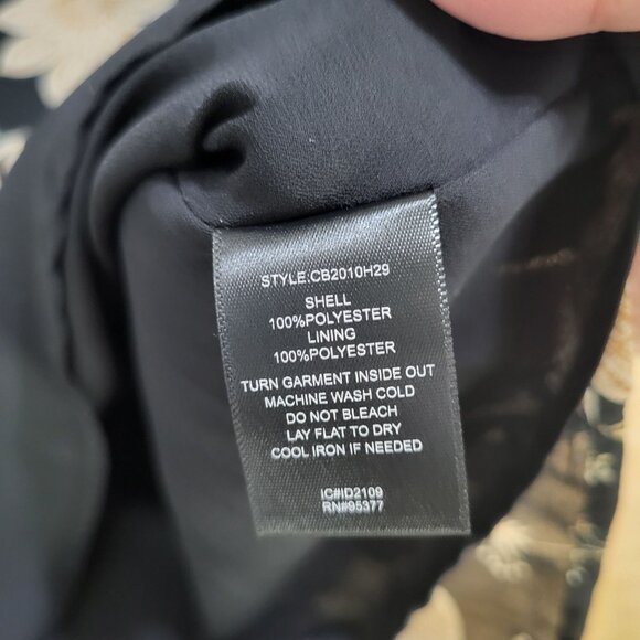 Sanctuary Women's Bold Popover Blouse Top Night Ivy SZ S Black Cream - Picture 9 of 12